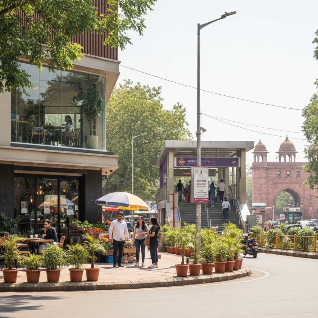 PG entrance with security