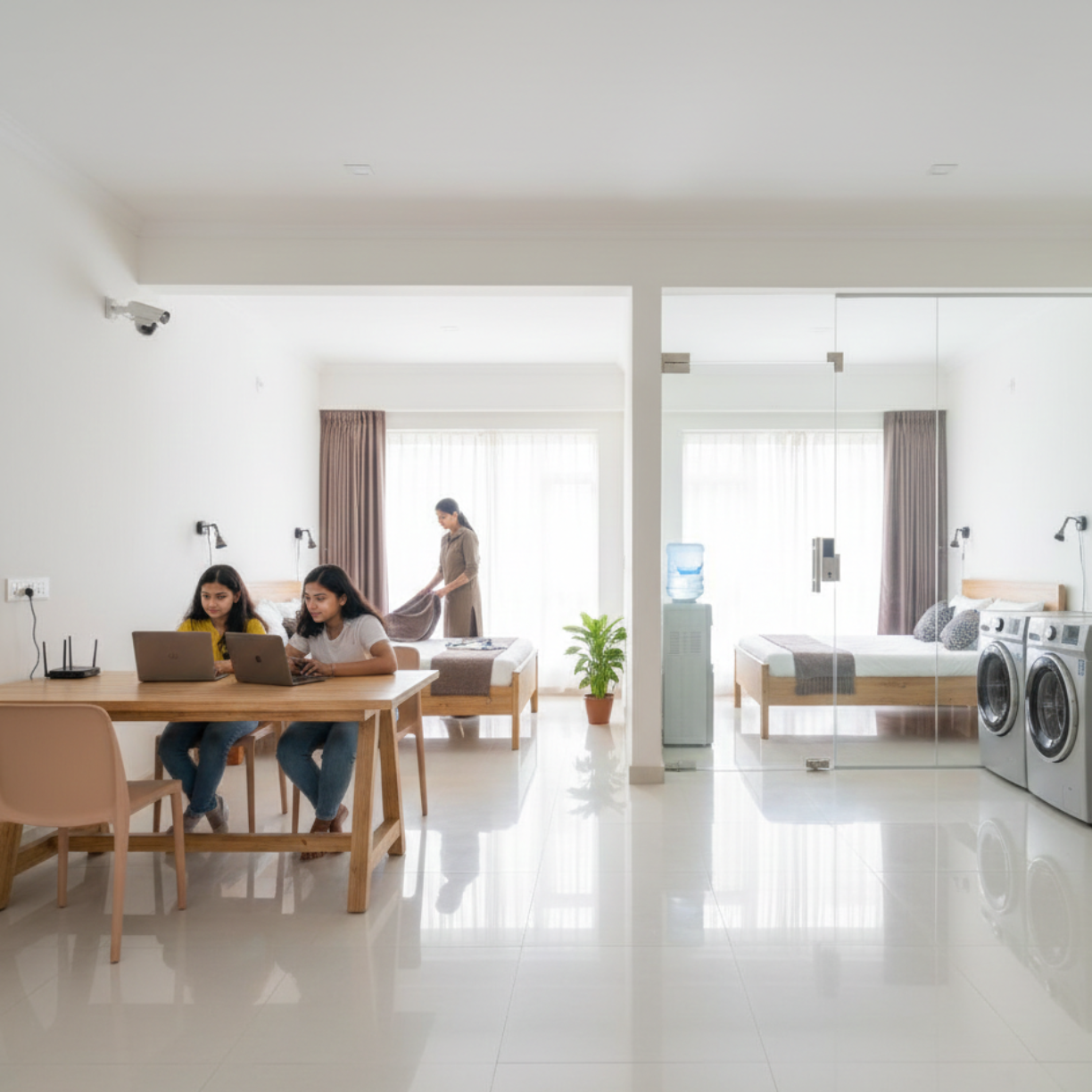 Study friendly PG room for girls